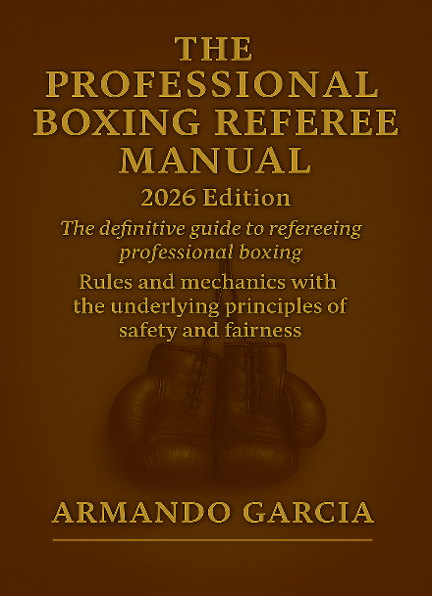 Cover of The Professional Boxing Referee Manual, 2026 Edition