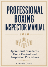 Cover of the Professional Boxing Inspector Manual, 2026 Edition