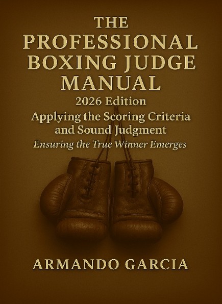 Cover of The Professional Boxing Judge Manual, 2026 Edition